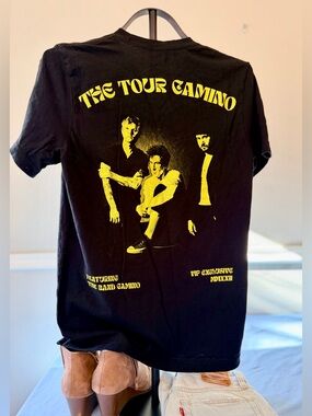 The Band Camino Tour Camino VIP Exclusive 2022 Tee Black Graphic Shirt Size M